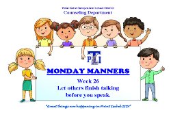 Monday Manners
